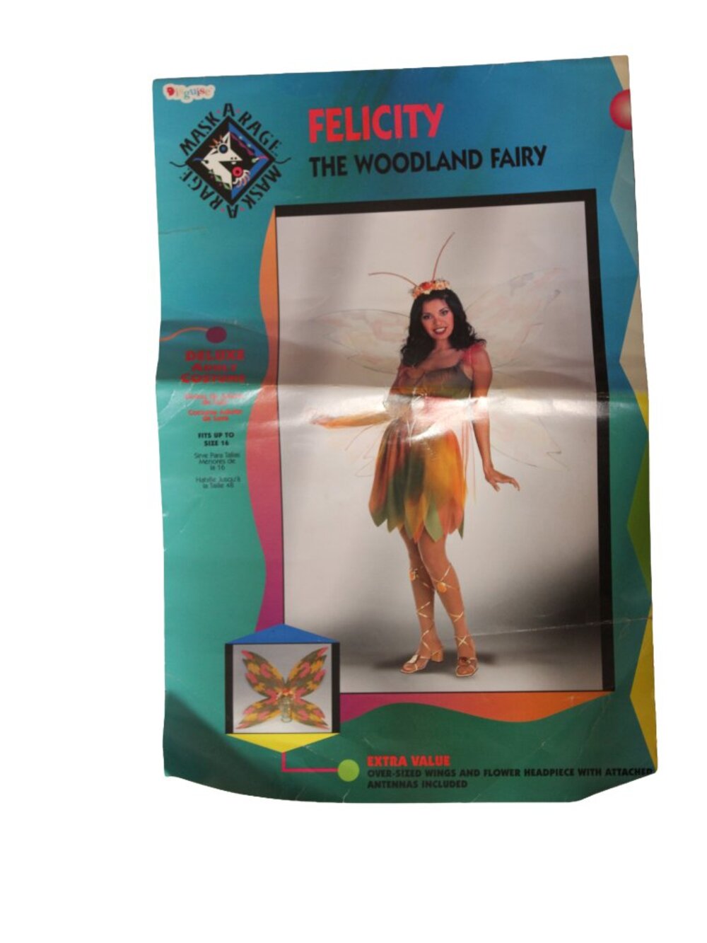 Vintage 2001 Woodland Fairy Costume Set AS IS - Picture 15 of 16
